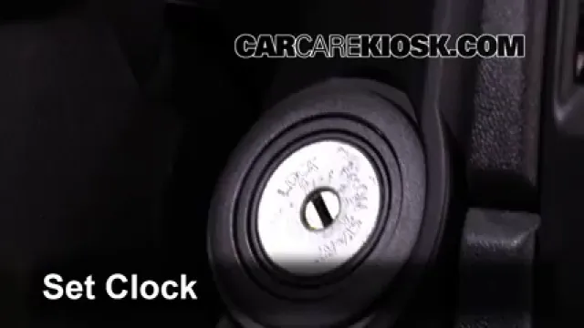2013 Nissan Titan SV 5.6L V8 Crew Cab Pickup Horloge Régler l'horloge